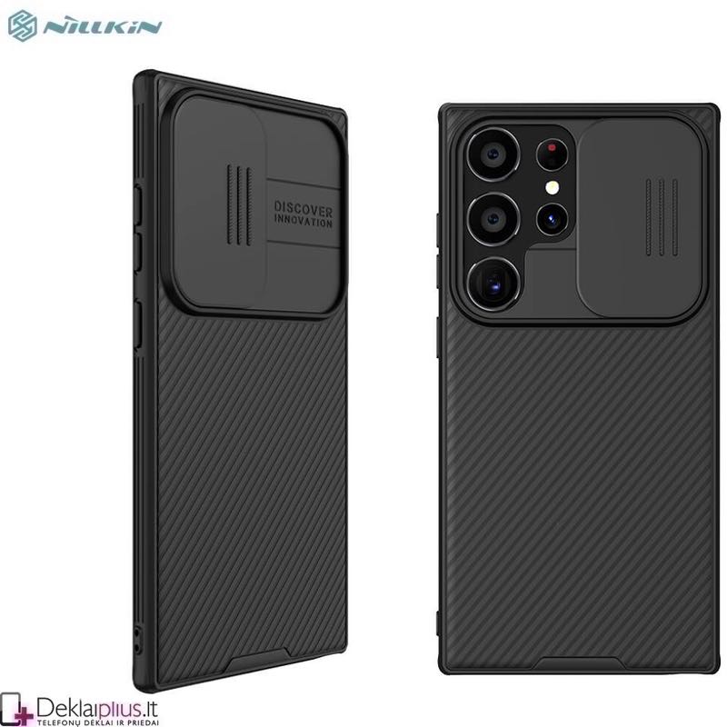 Nillkin Camshield dėklas su kameros apsauga - juodas (Samsung S24 Ultra) Nillkin Camshield dėklas su kameros apsauga - juodas (Samsung S24 Ultra)